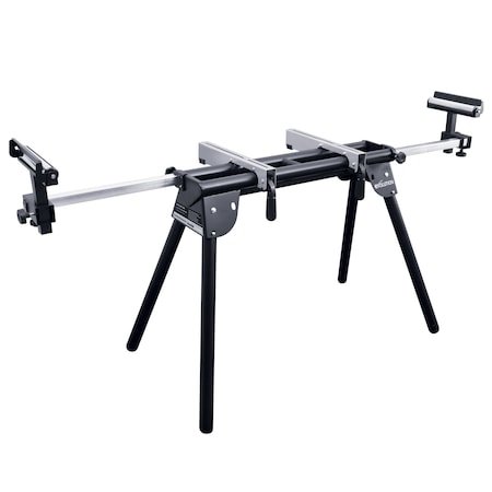 Universal Miter Saw Stand With Telescopic Arms And Folding Legs
